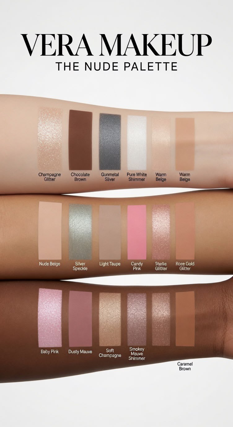 Vera Radiance 15-Shade Eyeshadow Palette